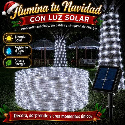 Preventa Navideña 🎄 Guirnalda Solar LED Premium 50 Metros