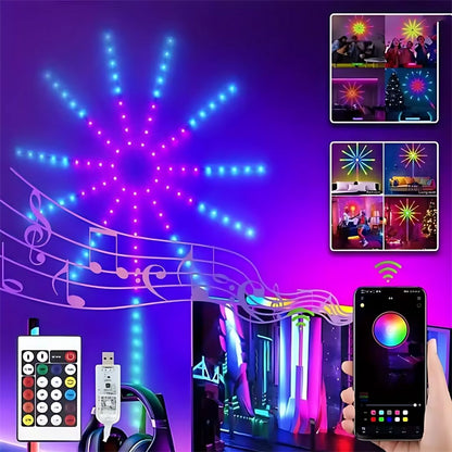 Luz Led Fuegos Artificiales Estrella 🌟 Preventa Navideña