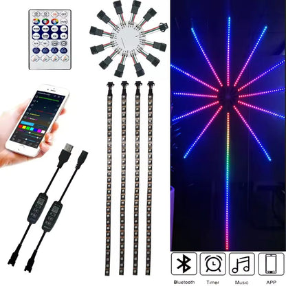 Luz Led Fuegos Artificiales Estrella 🌟 Preventa Navideña