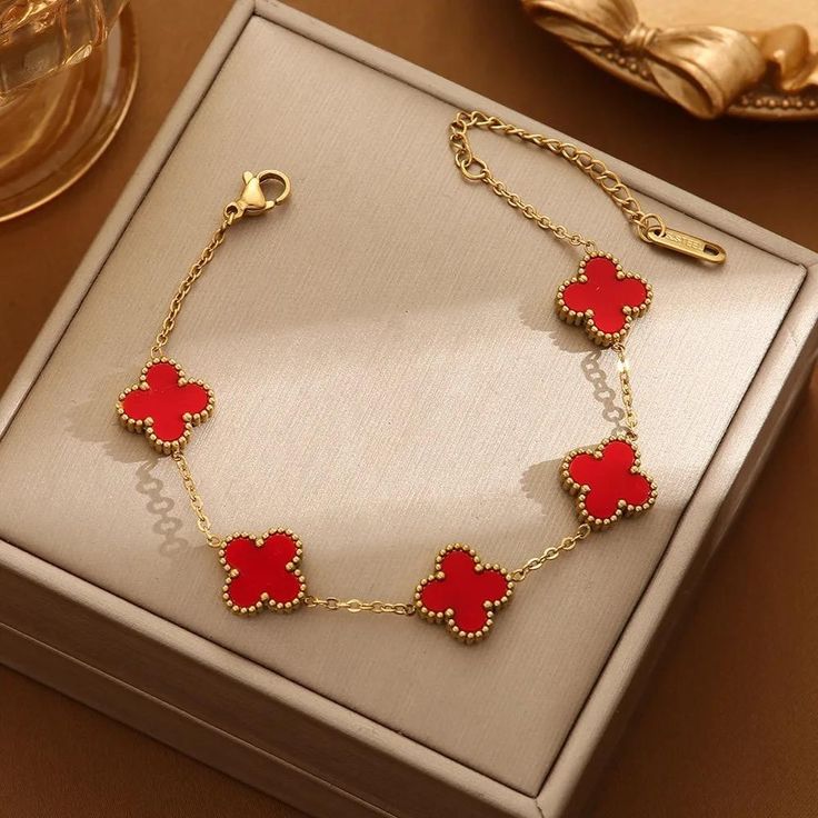 Pulsera Van Cleef en Acero Inoxidable