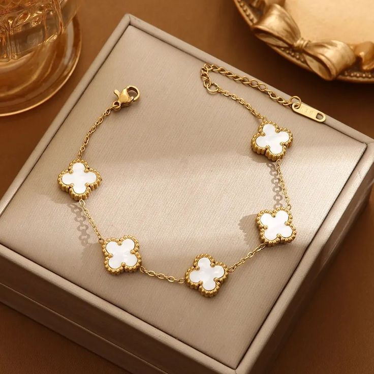 Pulsera Van Cleef en Acero Inoxidable