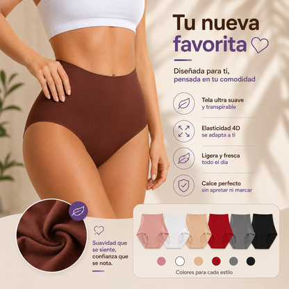 Combo 4 Panties sin Costuras de Talle Alto - Light Sculpt™