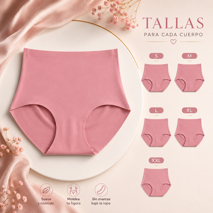 Combo 4 Panties sin Costuras de Talle Alto - Light Sculpt™