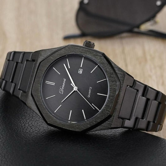 Reloj de Cuarzo Impermeable – Estilo Octagonal